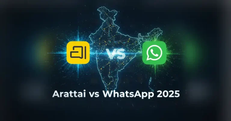 Arattai Messaging App vs WhatsApp Comparison 2025