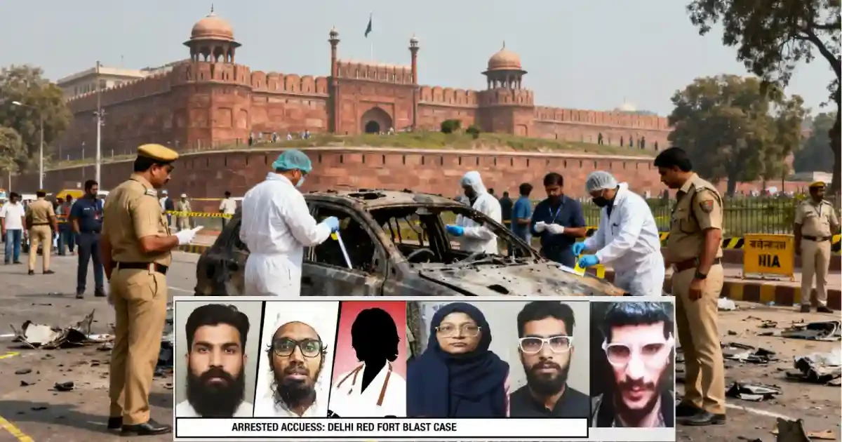 Delhi Blast 2025: डॉक्टर आतंक मॉड्यूल का पर्दाफाश, NIA जांच तेज़