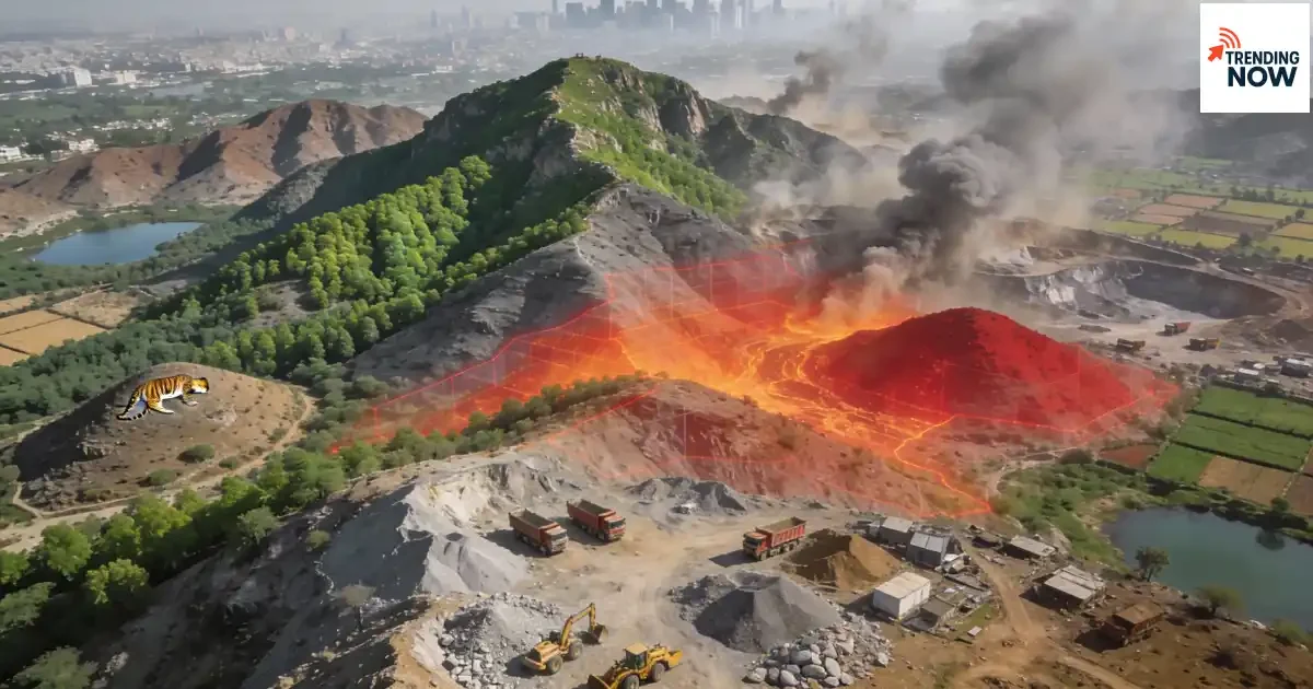 अरावली पर्वत श्रृंखला विवाद: सुप्रीम कोर्ट के फैसले से 90% पहाड़ी खतरे में