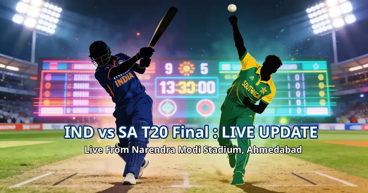 IND vs SA 5th T20 Live Score