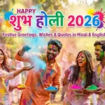 Happy Holi 2026 wishes in Hindi and English - colourful festival of colours celebration in India