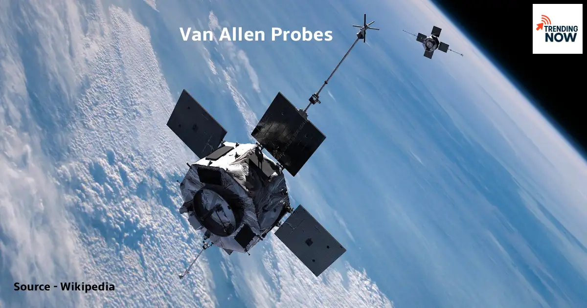 NASA Van Allen Probe A and Probe B spacecraft orbiting Earth before reentry in 2026