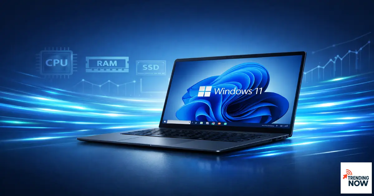 Windows 11 laptop with CPU, RAM और SSD performance boost - Microsoft 2026 update