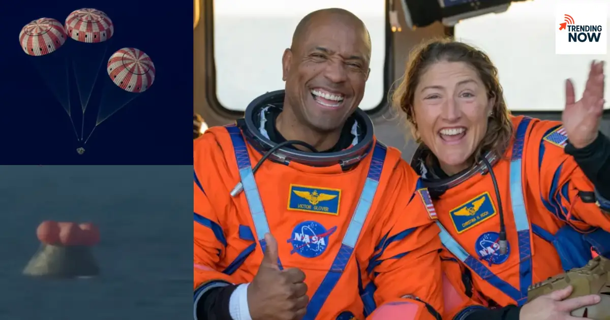 NASA का Orion अंतरिक्ष यान Artemis II मिशन के बाद 10 अप्रैल 2026 को प्रशांत महासागर में उतरा