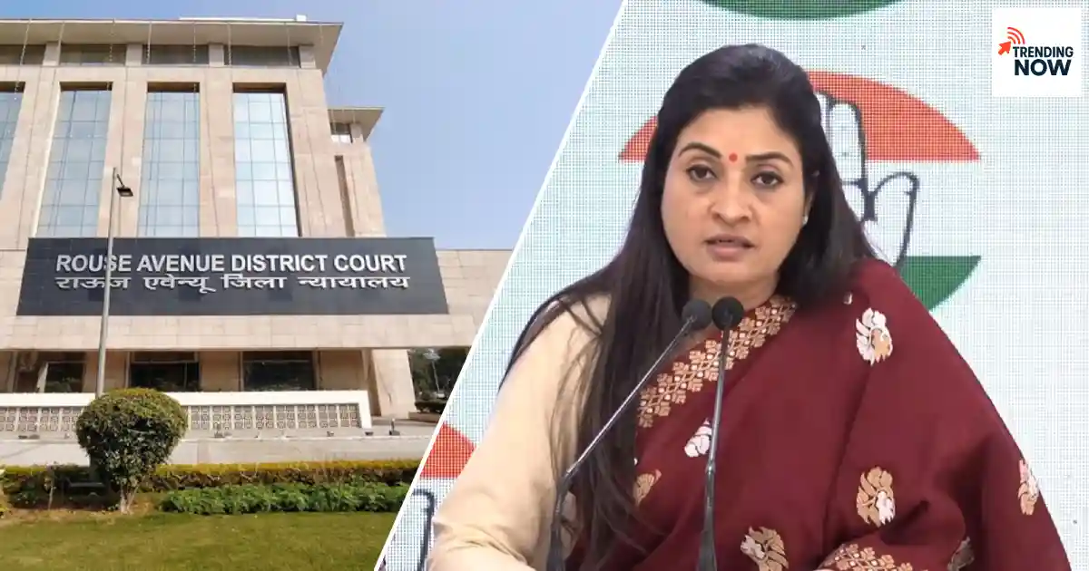 कांग्रेस नेता अलका लांबा राउज एवेन्यू कोर्ट के बाहर - महिला आरक्षण प्रदर्शन मामले में दोषी करार