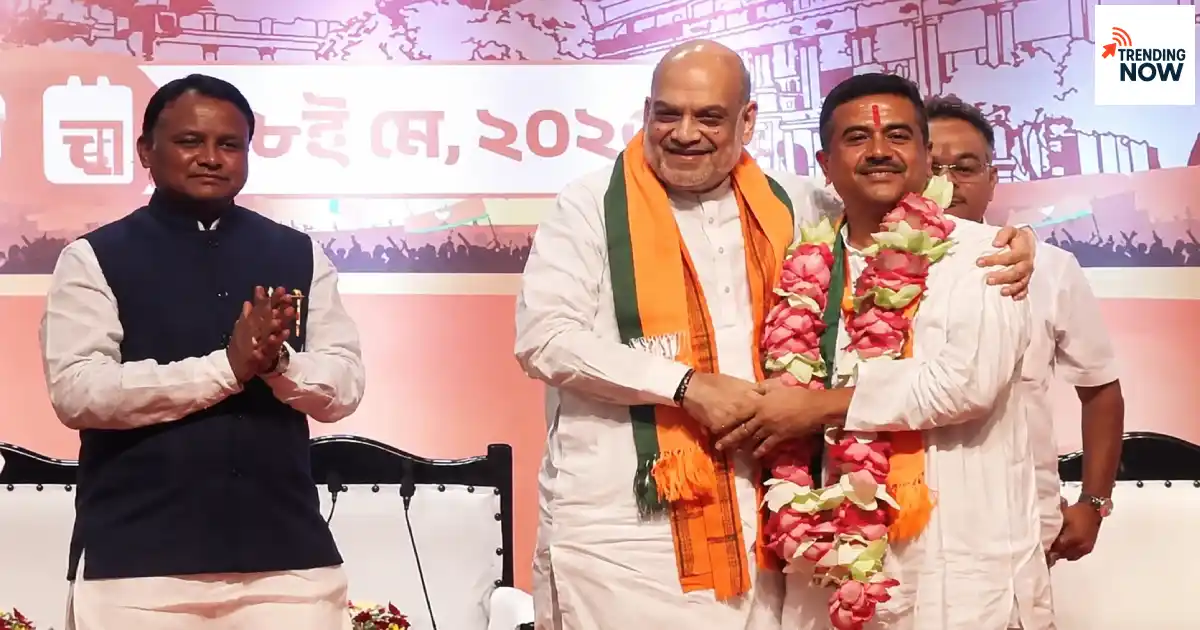 अमित शाह ने सुवेंदु अधिकारी को बंगाल का पहला BJP मुख्यमंत्री घोषित किया
