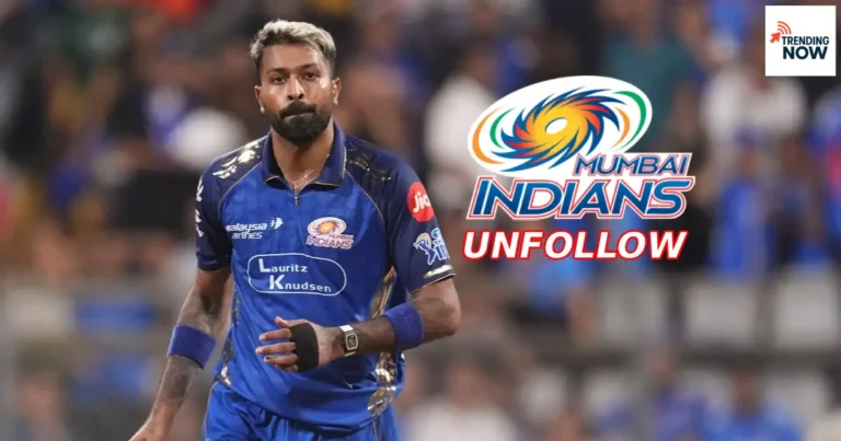 Hardik Pandya and Mumbai Indians logo with Instagram unfollow controversy graphic IPL 2026