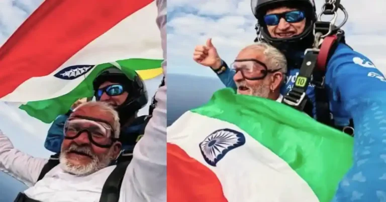 ऑस्ट्रेलिया में हरयाणवी बुजुर्ग द्वारा दिखा एक अनोखा कारनामा। 80 साल के बुजुर्ग ने ऑस्ट्रेलिया में 1800 फीट से लगाई छलांग, पर घटना नीचे के आर्टिकल में पढ़िए?