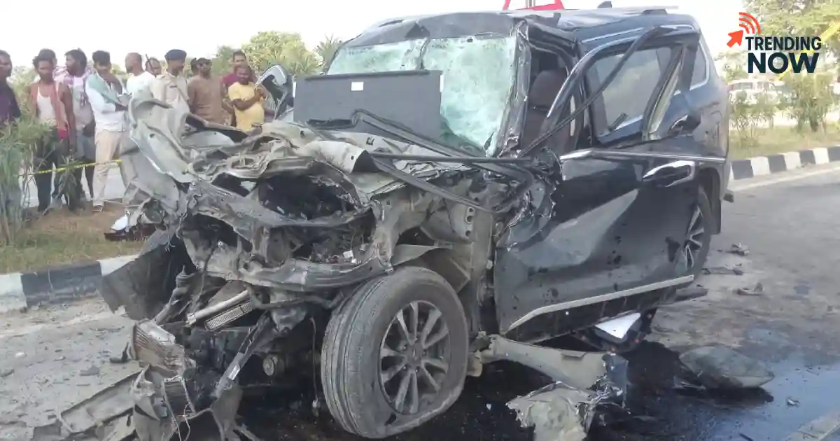 A tragic road accident occurred in Bhojpur district. Three people died on the spot